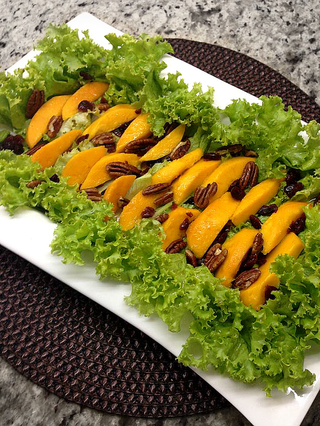 ensalada {invitada} de mango y frutos secos #ponunaensalada