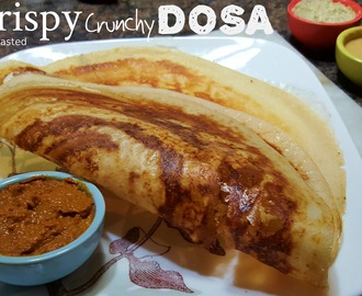 Dosa Recipe|How I make crispy crunchy Ghee roast Dosa