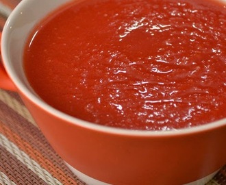 Crema de Tomate Sencilla (Receta SCD, GFCFSF, Vegana)