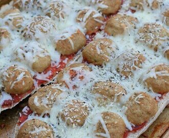 Meatball French Bread Pizza