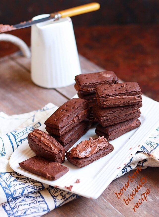 Bourbon biscuits recipe | How to make bourbon biscuits at home