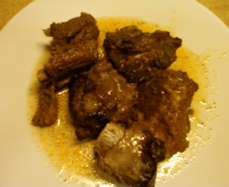 Pork ribs with chilli and ginger (pressure cooker version)
