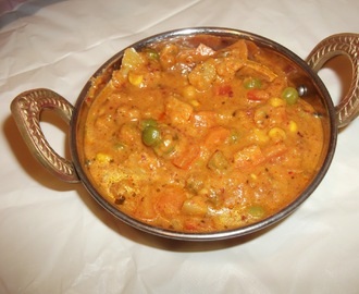 Paneer and Vegetable Korma