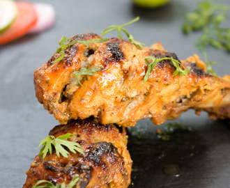 Oven Baked Tandoori Chicken Recipe | How to make easy Tandoori Chicken with Marinade [+Video]