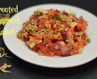 Sprouted Fenugreek/Methi Salad