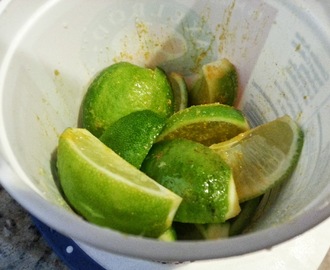 Sweet and Spicy Lemon Pickle / Limbu nu Athanu