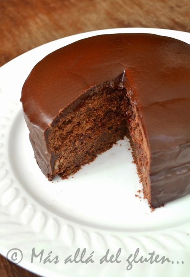 Torta de Chocolate sin Huevos (Receta GFCFSF, Vegana)