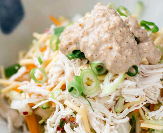 Asian Chicken Salad with Sesame Dressing