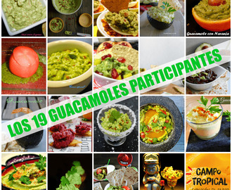 Concurso Tu Mejor Guacamole - Los guacamoles participantes