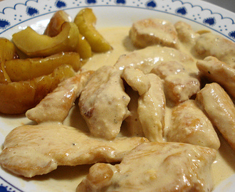 La receta Olimpica: pechugas de pollo con salsa de manzana