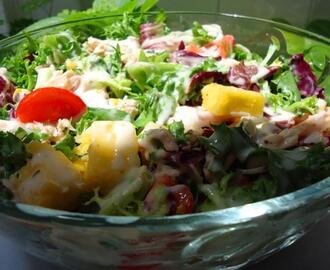Salada de Frango com Ananás