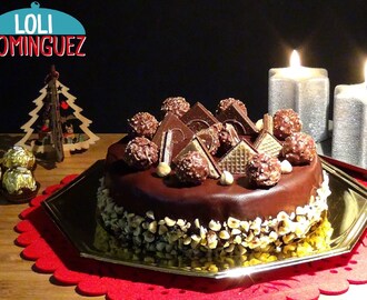 Cheesecake Ferrero Rocher Especial para Navidad. Loli Domínguez
