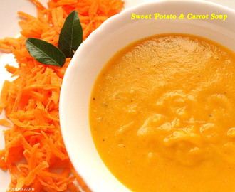 Sweet Potato and Carrot Soup for Babies