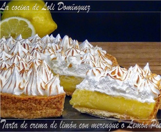 Tarta de crema de limón con merengue o Lemon Pie
