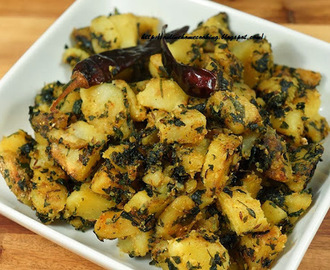 Aloo Methi (Potatoes with Fenugreek Leaves)