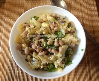 Bimby - Salada de feijão-frade e bacalhau