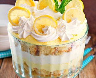 Outrageous Lemon Lovers Trifle