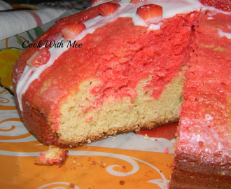 Valentines Day special Bi Color Cake