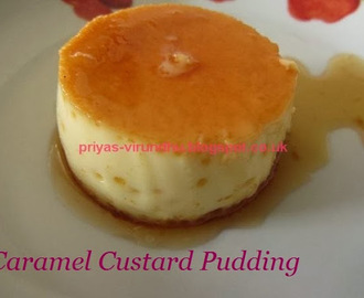 Caramel Custard Pudding/ Mexican Flan - Happy Valentine's Day