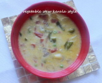 Kerala vegetable stew or ishtu