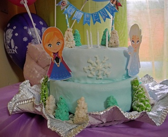 Torta de cumpleaños Frozen