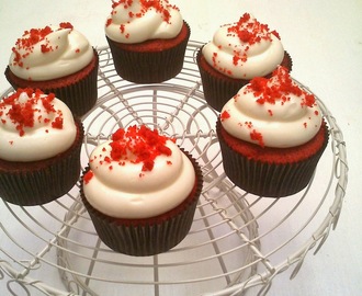 Cupcakes de terciopelo rojo (Red Velvet)