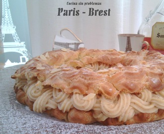 Paris - Brest con relleno de crema pastelera de avellanas