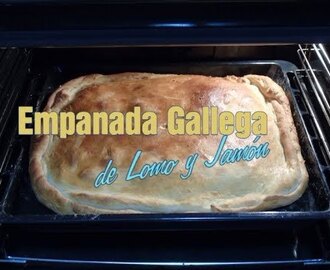 Empanada Gallega de Lomo y Jamón / Como preparar una empanada gallega / Receta paso a paso - YouTube