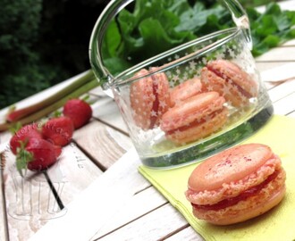 So schmeckt der Sommer: Erdbeer-Rhabarber-Macarons und Rosen-Macarons + Macarons-Probierpäckchen gewinnen