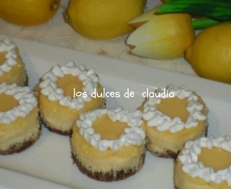 Cheese cupcakes de limón