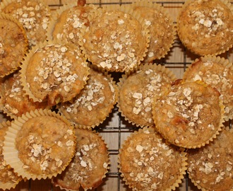 Banana and Peanut Butter Breakfast Muffins