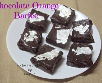 Chocolate Orange Barfi - For SFC