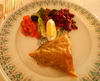 Moroccan recipe : Briouates Stuffed with Spinach & Meat
