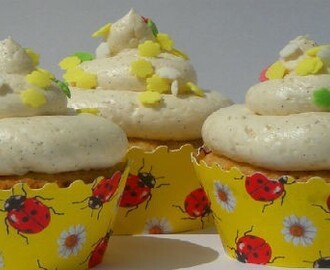 Cupcakes de Vainilla … ¡Deliciosos!