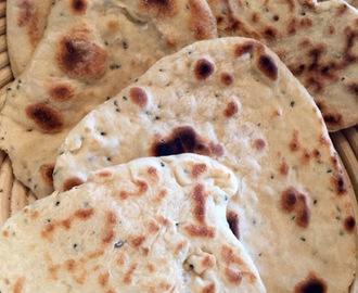 Naanbrød - traditionelt indisk brød