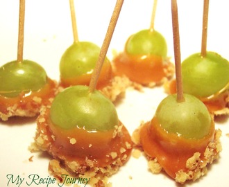 Caramel Covered Grapes!