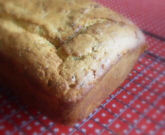 Courgette (Zucchini), Cardamom and Lime Loaf