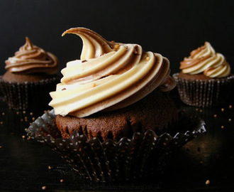 Chocolate Coffee Cupcakes with Coffee Buttercream Frosting