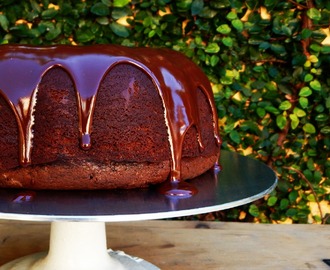 Bundt Cake de Chocolate Relleno de Cheesecake