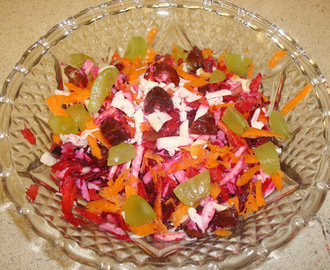 Beetroot and Carrot Relish (Kachumber)