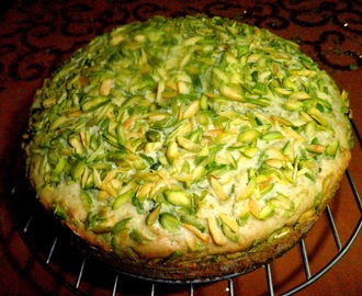 Pistachio Almond Cake - Guest Post By Kitchen Serenity