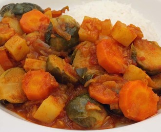 Indian Style Brussels Sprouts Curry