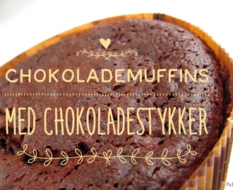 Chokolade-elskerens dobbelt-chokolade muffins