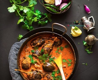 Hyderabadi Bagara Baingan (Baby Eggplant Curry)