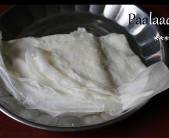 Paalaada / Thin Rice & Coconut Milk Crepes (with video) - Ramzan Special Recipes / Muslim Recipes