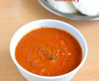 Easy Garlic Tomato Chutney Recipe | Spicy Tomato Kara Chutney | Side Dish For Idli Dosa