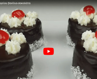 Γρήγορο μπισκοτένιο παστάκι ψυγείου βανίλια-σοκολάτα (Video), από το foodaholics.gr!