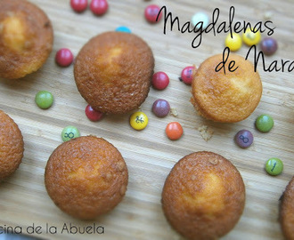 Magdalenas de Naranja Tradicionales.