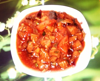 Receta de pollo con tomate al estilo chino