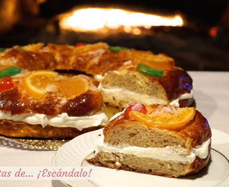Cómo hacer Roscón de Reyes casero. Receta tradicional